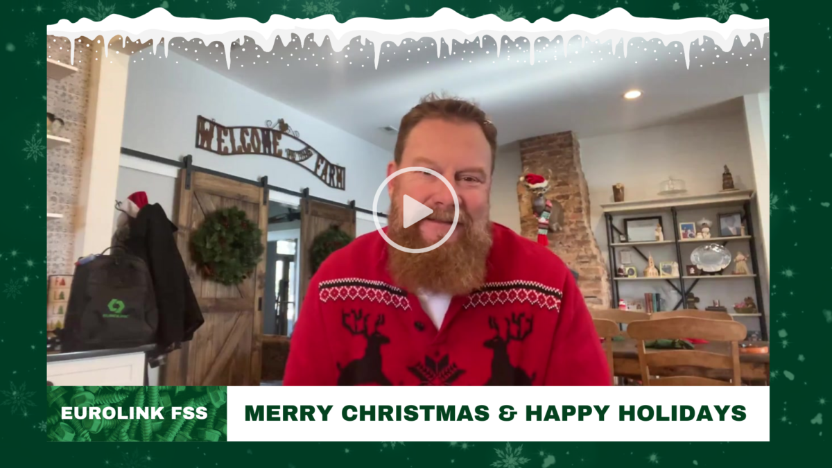 Eurolink VLOG thumbnail - Dec. 2022 - Merry Christmas & Happy Holidays from Craig Penland and Eurolink FSS