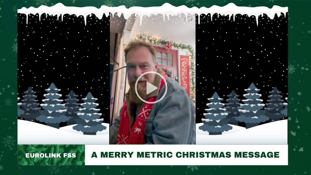[Eurolink] VLOG Dec. 2024 - A Merry Metric Christmas Message - Thumbnail w play button