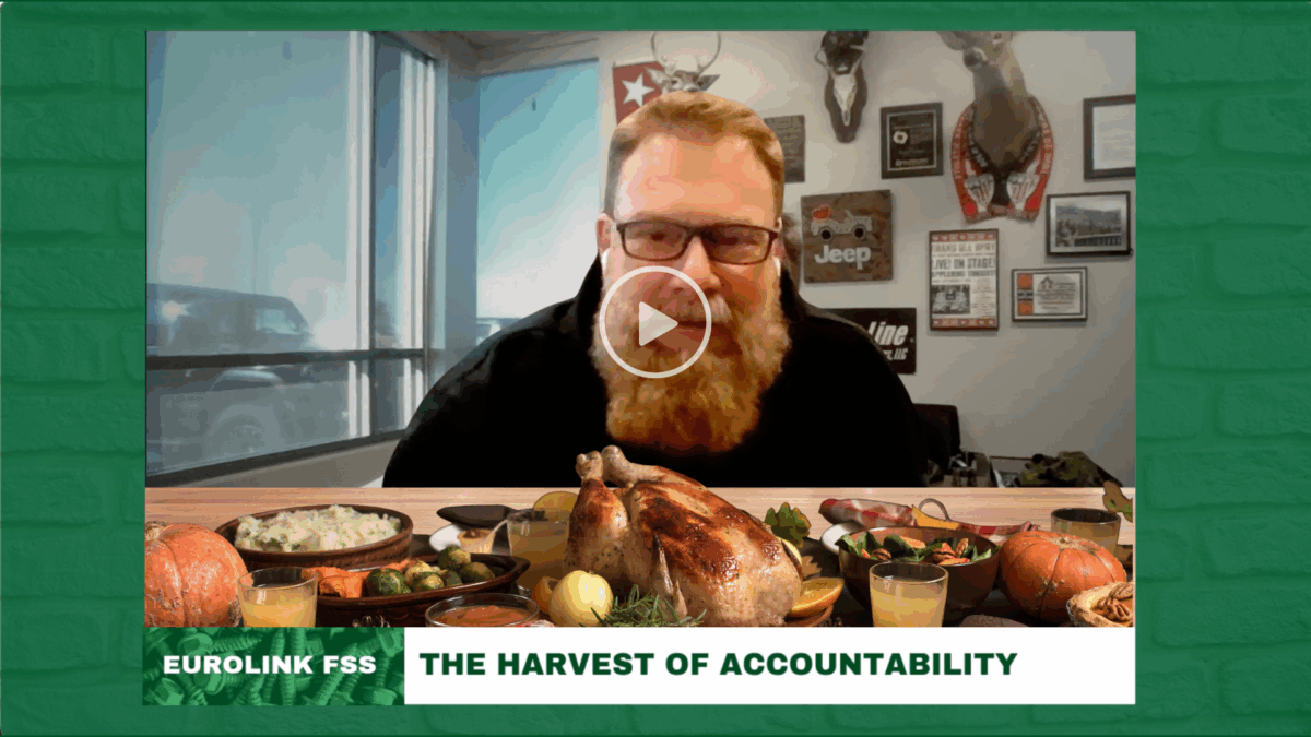 [Eurolink] VLOG November 2025 - The Harvest of Accountability - Thumbnail w play button